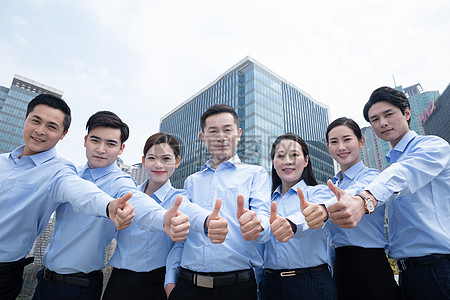 企業(yè)團(tuán)隊(duì)藍(lán)領(lǐng)點(diǎn)贊